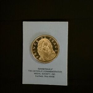 Catholic Commemorative Medal - Gold